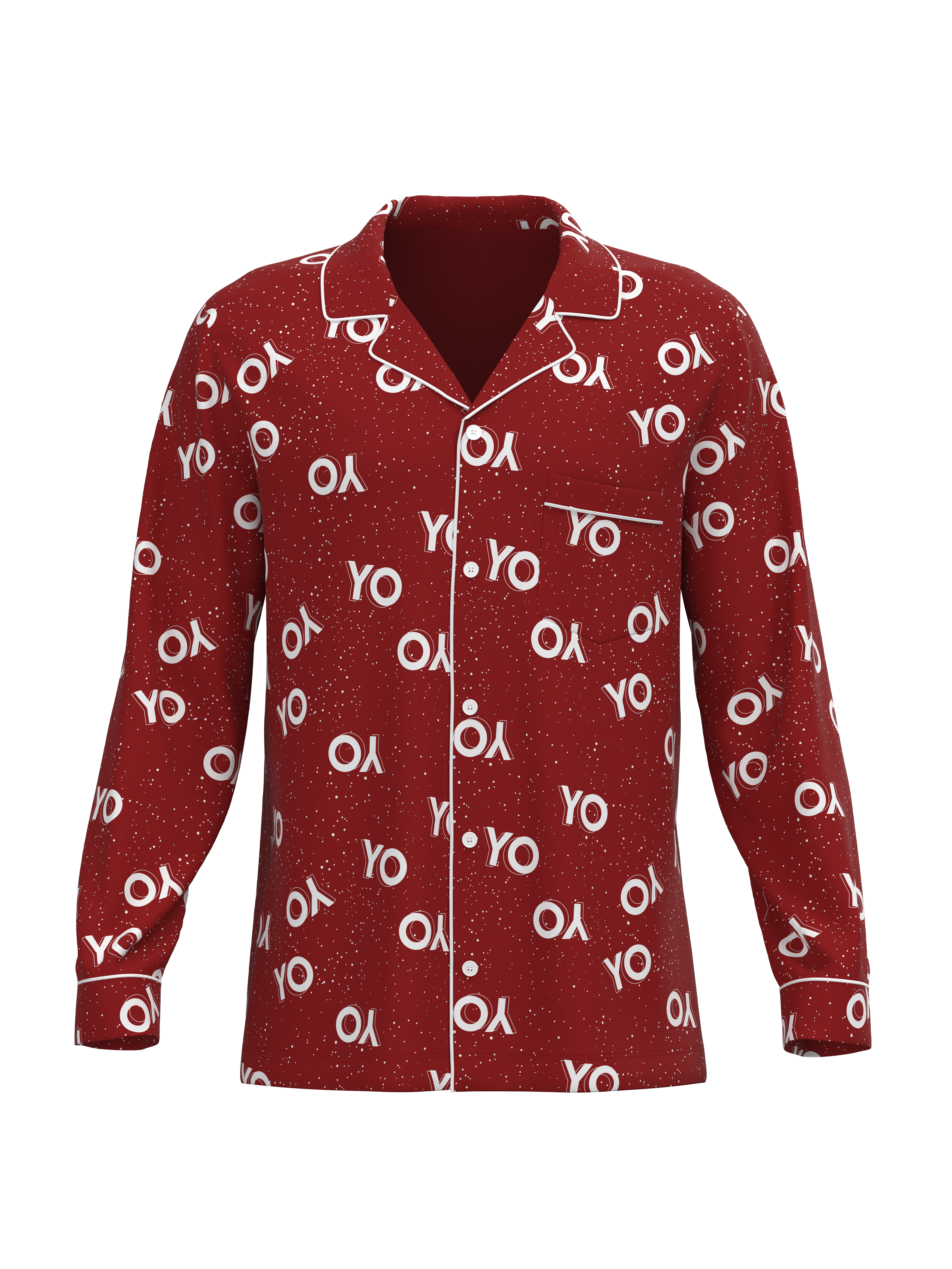 Christmas YO YO YO Button Down Top (Unisex)