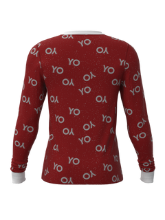 Christmas Black Santa Top (Men's)