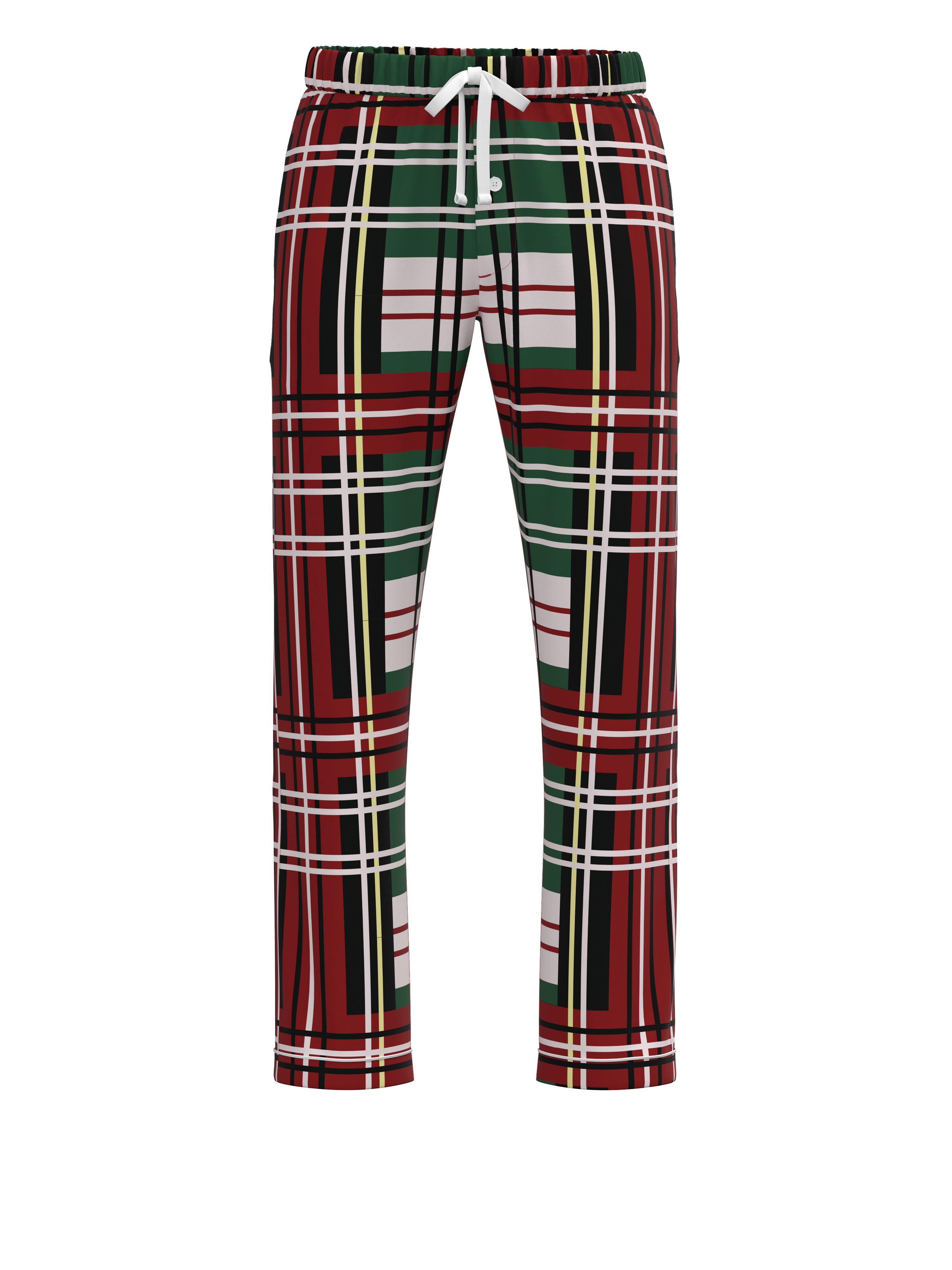 Christmas Plaid Relaxed Fit Pant (Unisex)