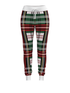Christmas Bold Plaid Jogger Pants (Women's)