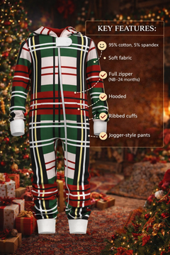 Christmas Bold Plaid Onesie (Baby)