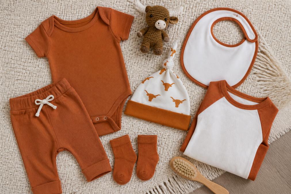 6 Best Texas Longhorns Baby Clothes for Gifts