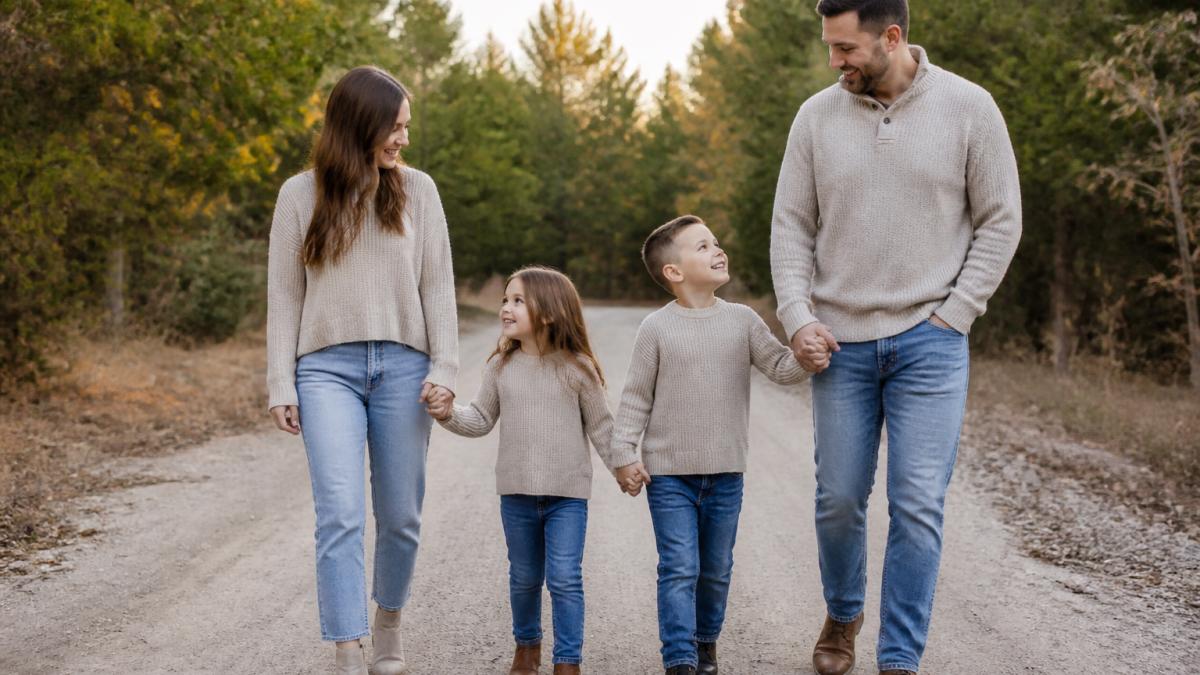 Alternatives to Fast Fashion Family Matching Outfits