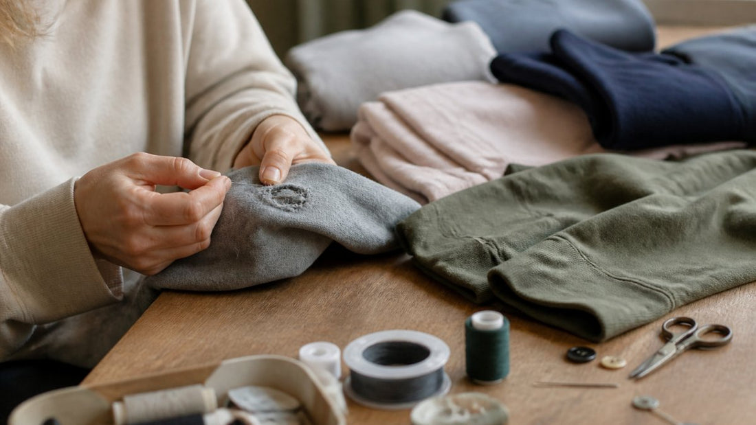 How to Repair and Mend Worn Family Loungewear