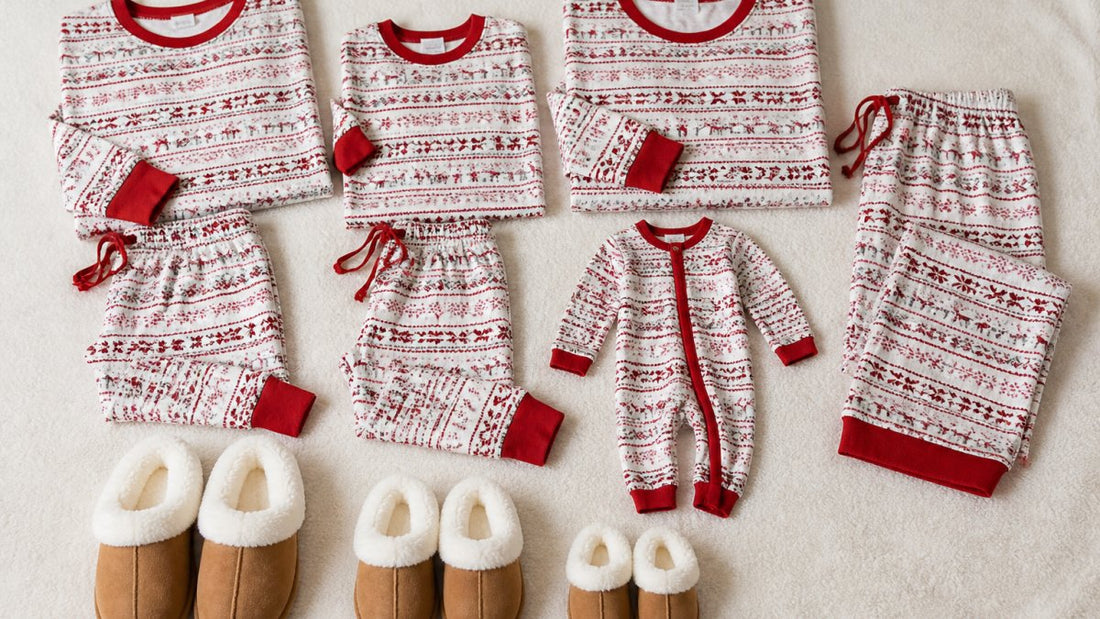 Matching Family Pajamas With Matching Slippers: 7 Cozy Sets