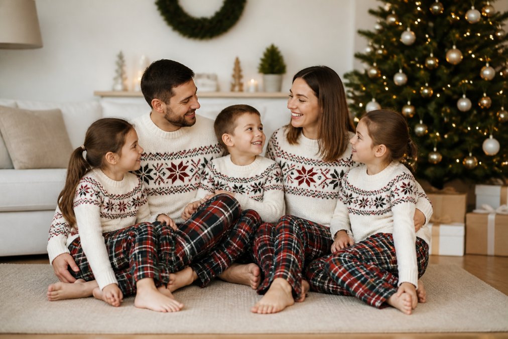 Subtle Matching Family Holiday Outfits: 7 Ideas