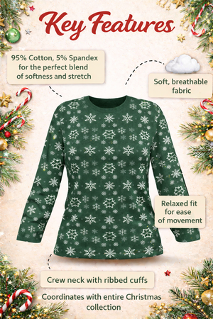 Christmas Snowflake Top (Women's)