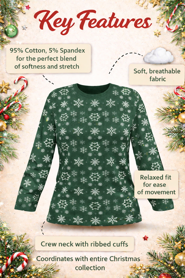 Christmas Snowflake Top (Women's)