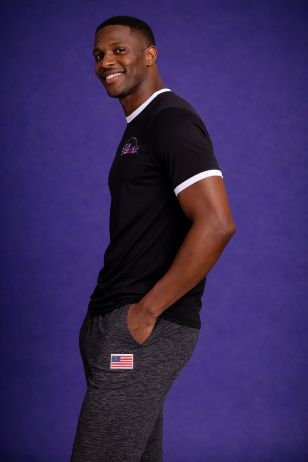 Team USA Plaid Short Sleeve Tops (Men's)
