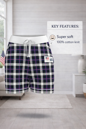 Team USA Plaid Shorts (Women's)