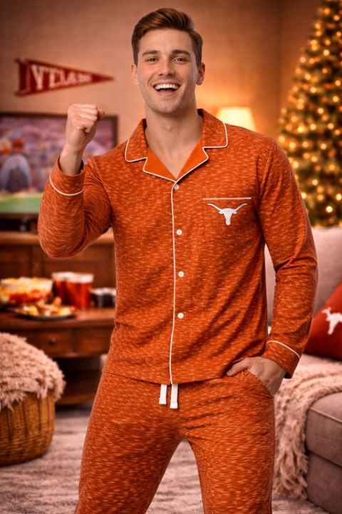 University of Texas Inspirational Button Down Long Sleeve Tops (Unisex)