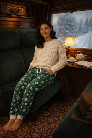 Christmas Snowflake Jogger Pants (Women's)