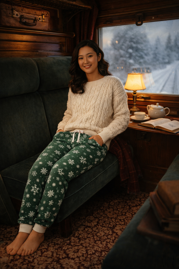 Christmas Snowflake Jogger Pants (Women's)
