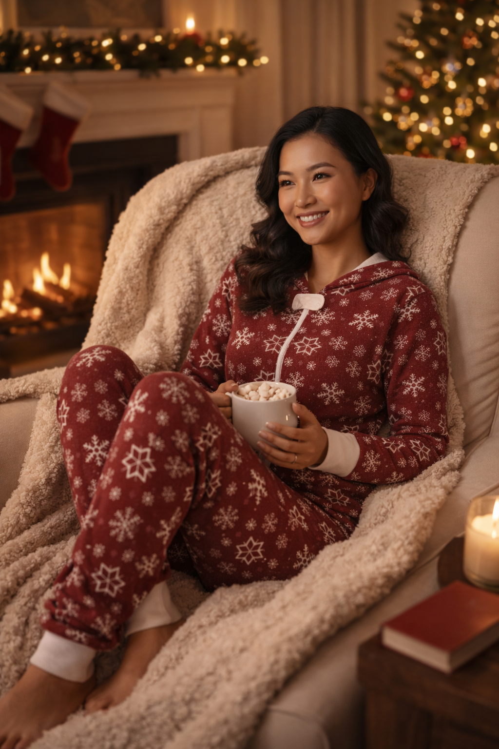 Christmas Snowflake Onesie (Women)