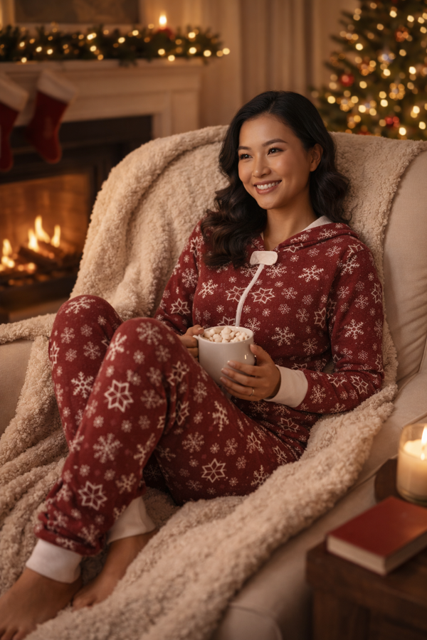Christmas Snowflake Onesie (Women)
