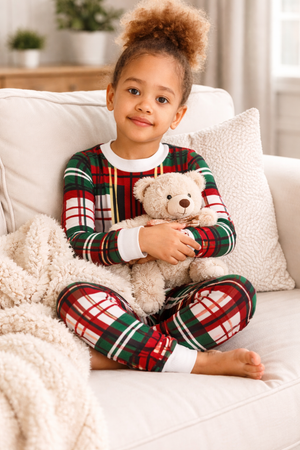 Christmas Bold Plaid Set (Kids)