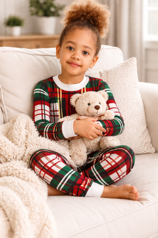 Christmas Bold Plaid Set (Kids)