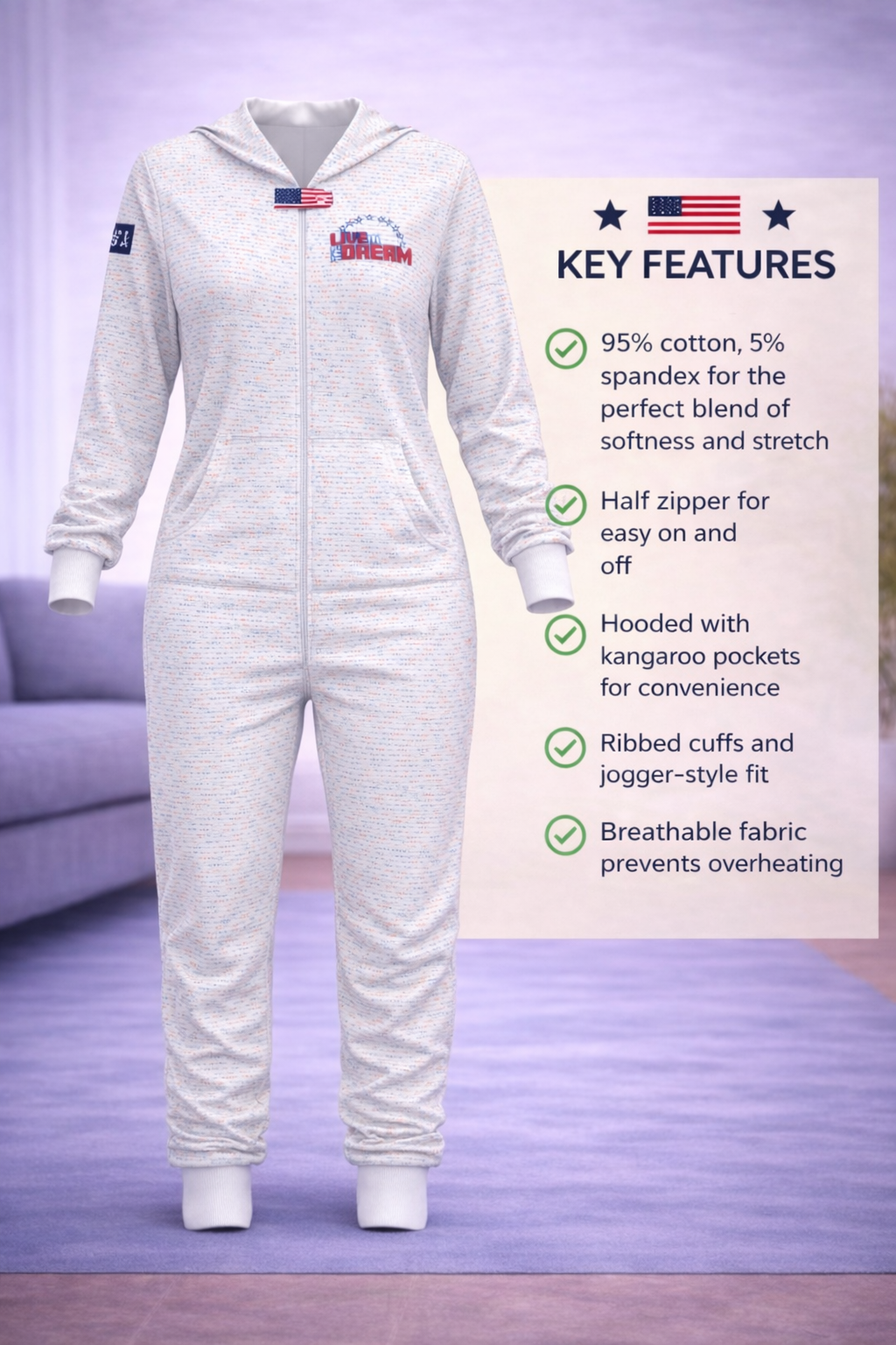 Inspirational Team USA Onesies (Women's)