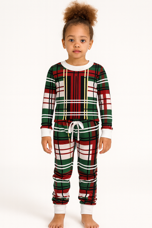 Christmas Bold Plaid Set (Kids)