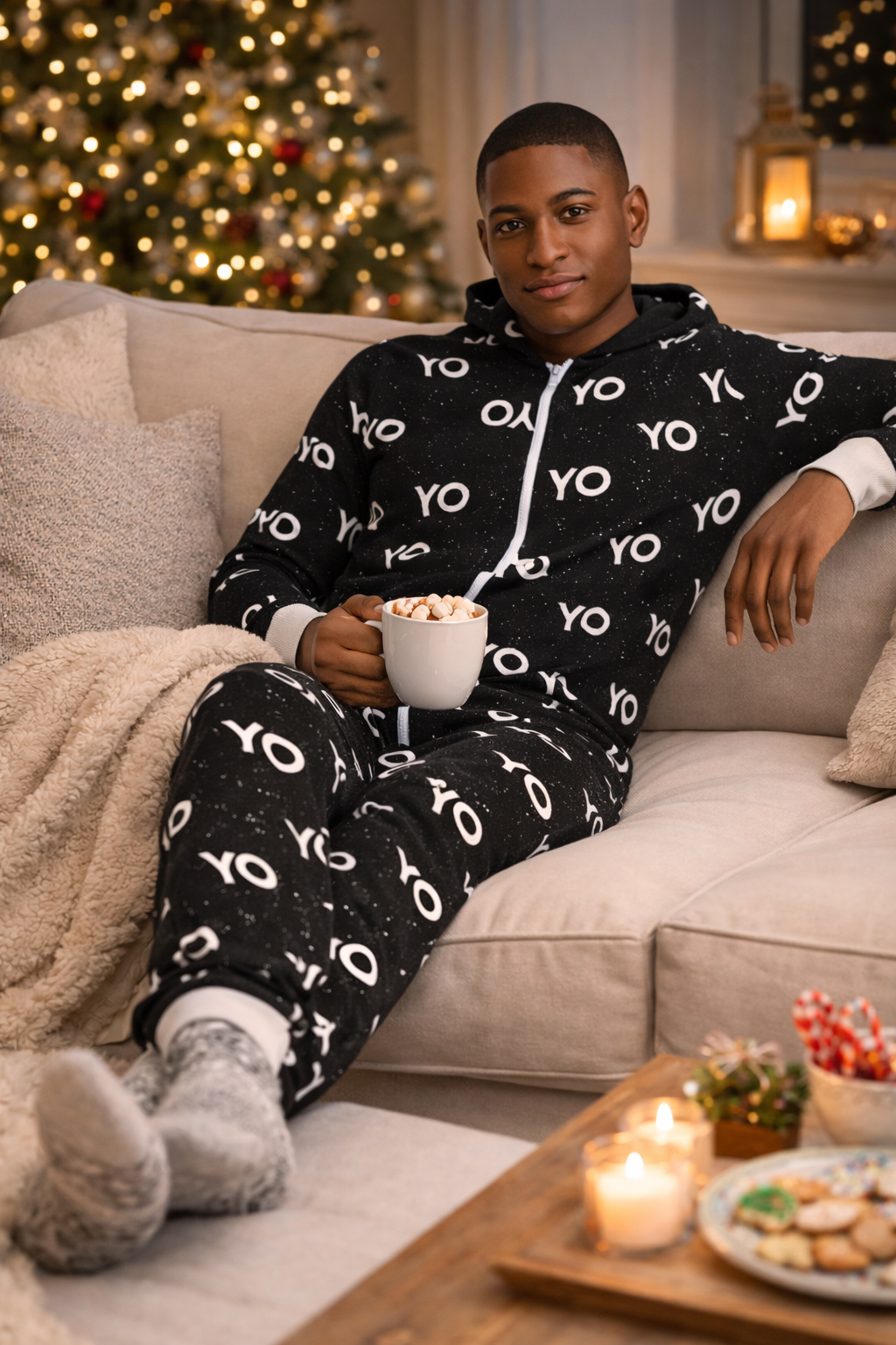 Christmas Yo Yo Yo Onesie (Men)
