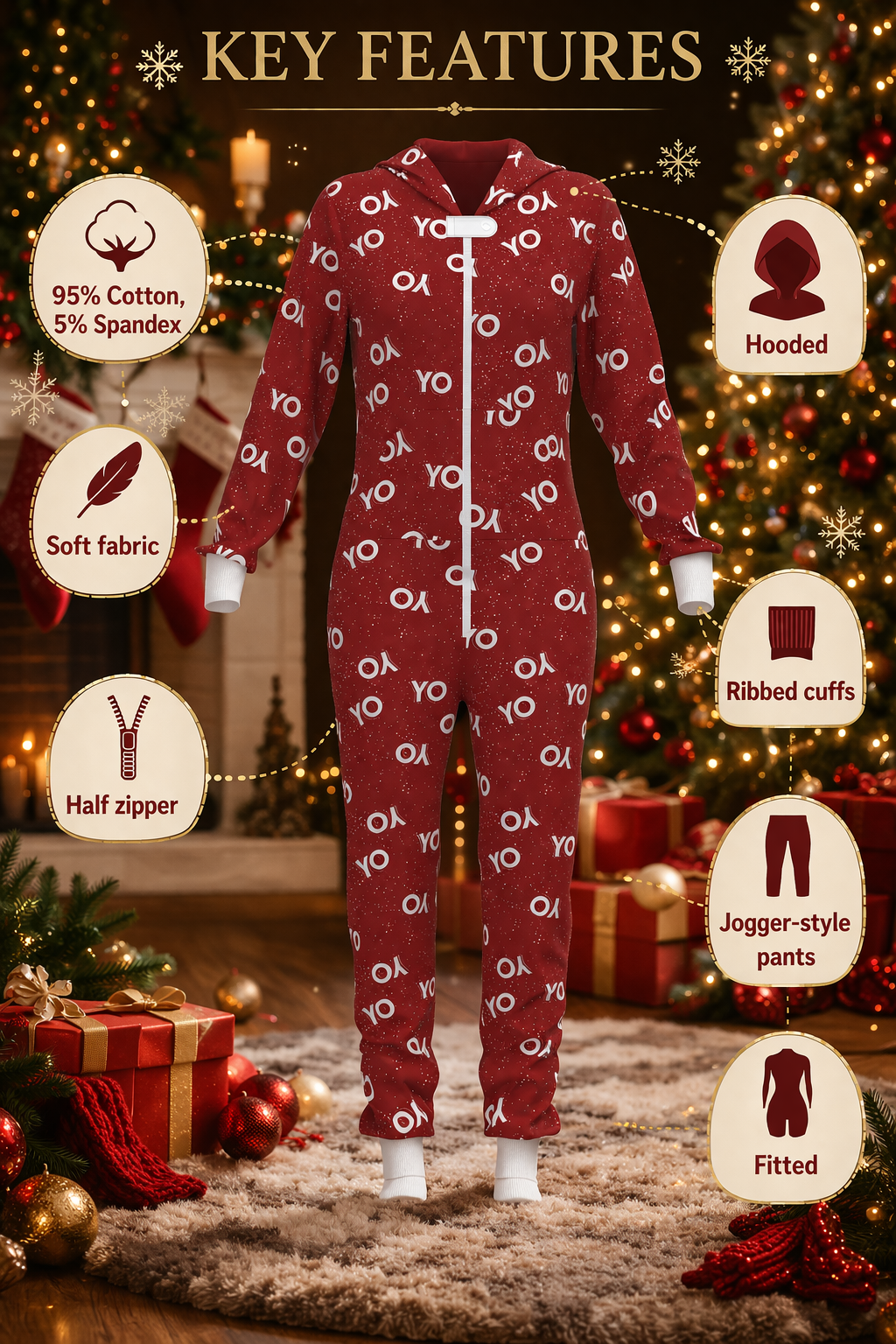 Christmas YO YO YO Onesie (Women)