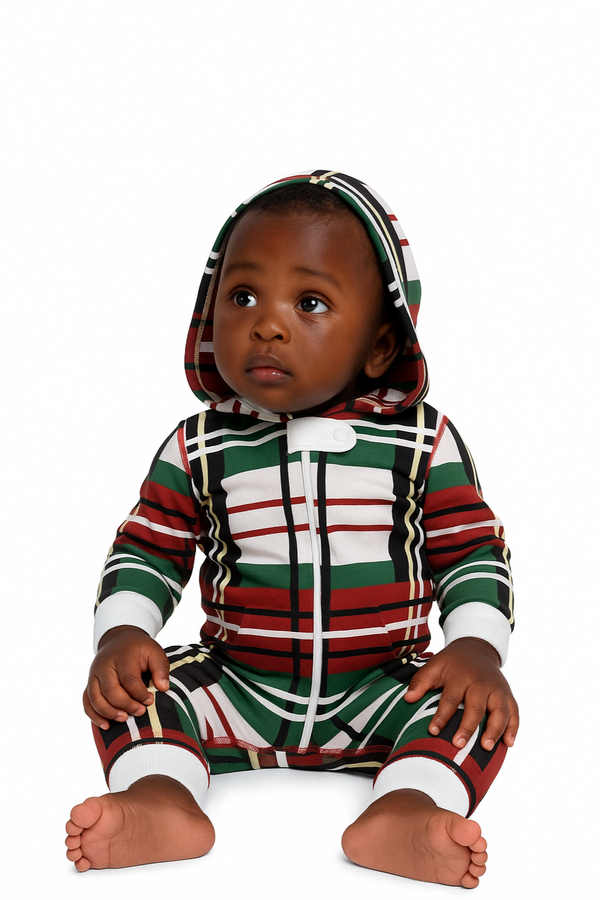 Christmas Bold Plaid Onesie (Baby)