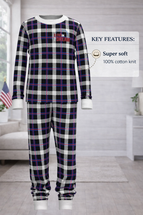 Team USA Plaid Set (Kids)
