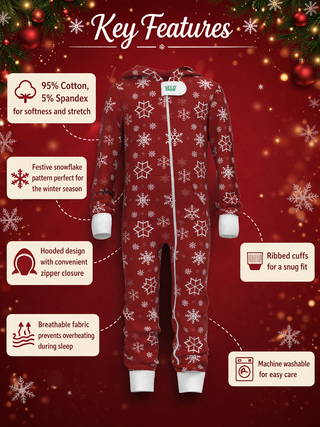 Snowflake Onesie (Kids)