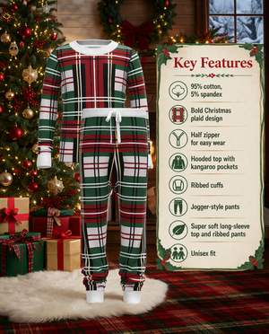 Christmas Bold Plaid Set (Kids)