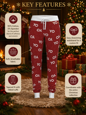 Christmas YO YO YO Jogger Pants (Women's)