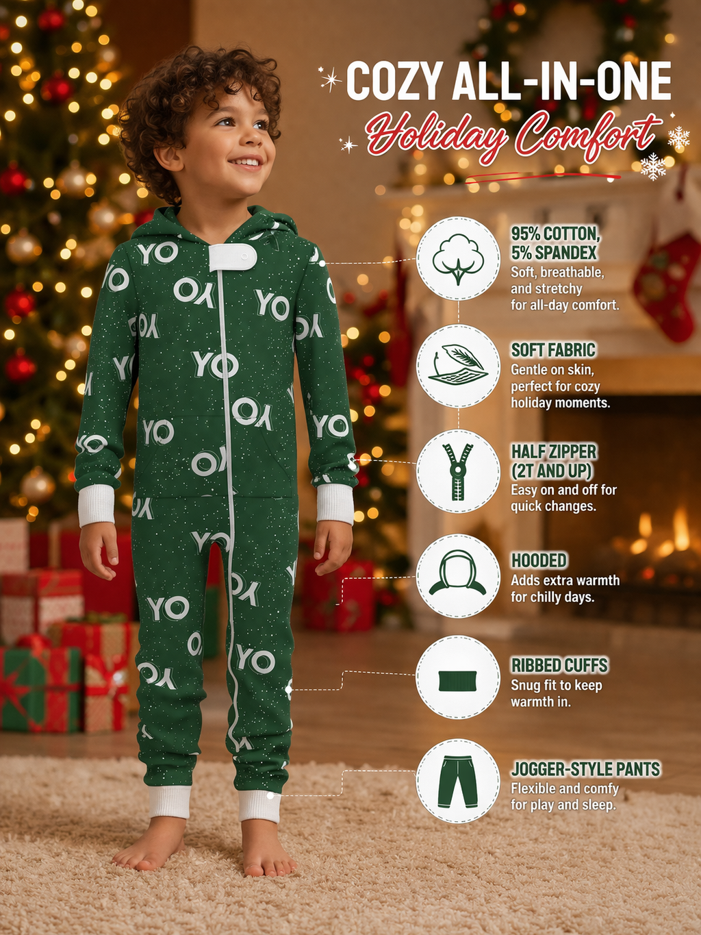 Christmas Yo Yo Yo Onesie (Kids)