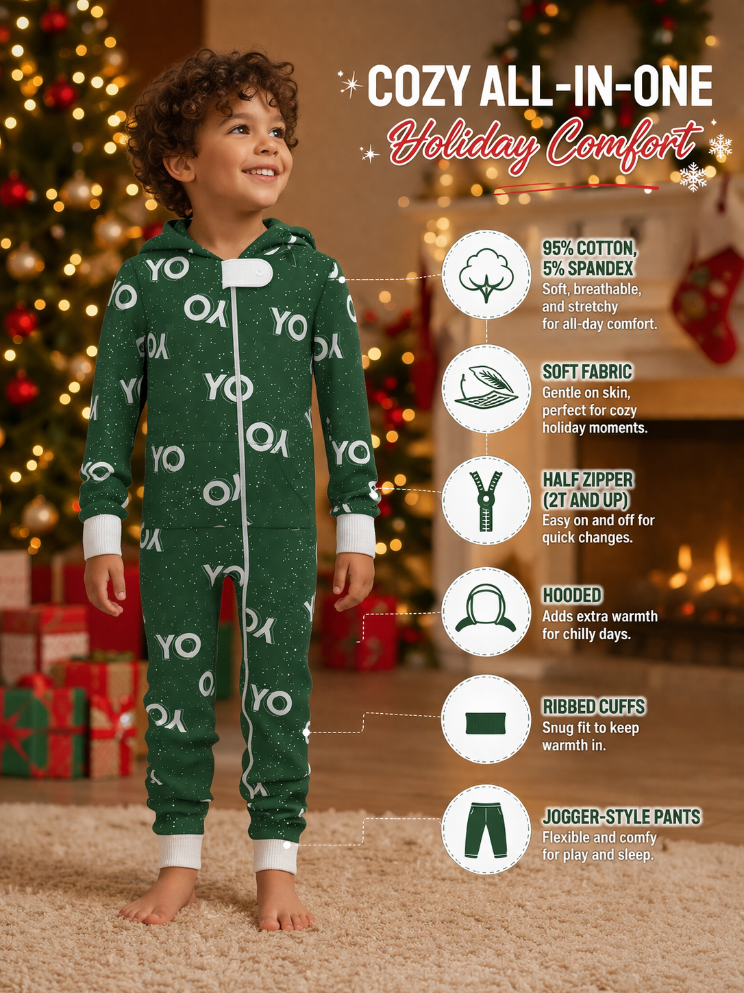 Christmas Yo Yo Yo Onesie (Kids)