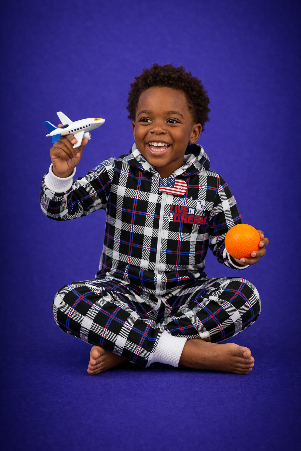 Team USA Plaid Onesies (Kids)