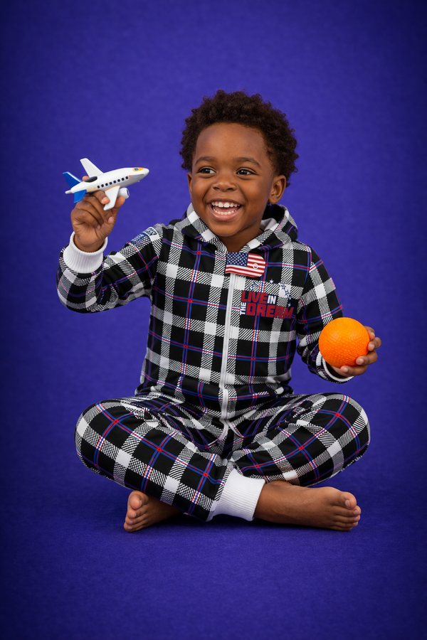 Team USA Plaid Onesies (Kids)