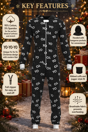 Christmas Yo Yo Yo Onesie (Men)