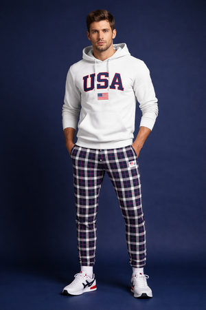 Team USA Plaid Joggers (Men's)