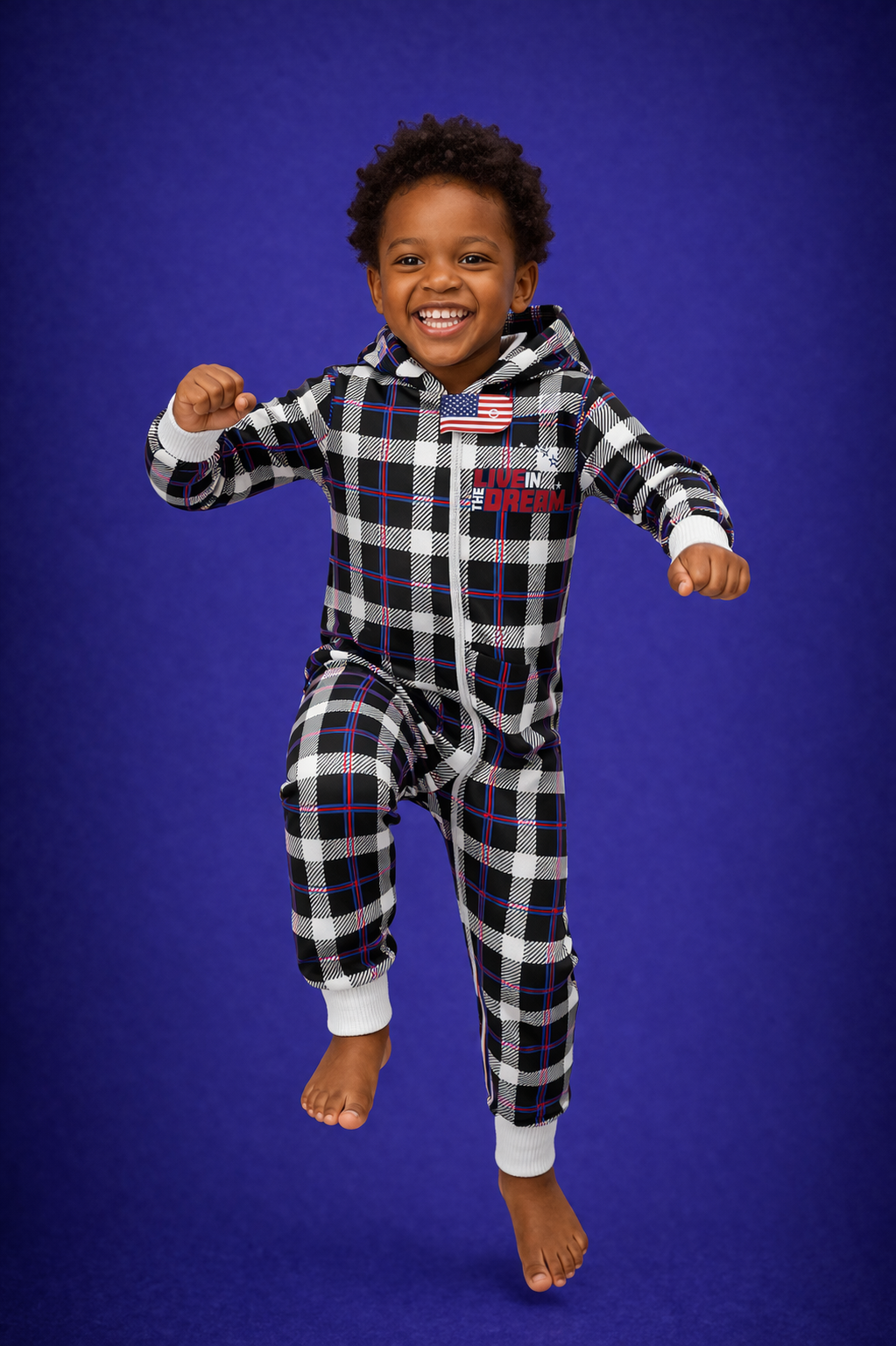 Team USA Plaid Onesies (Kids)