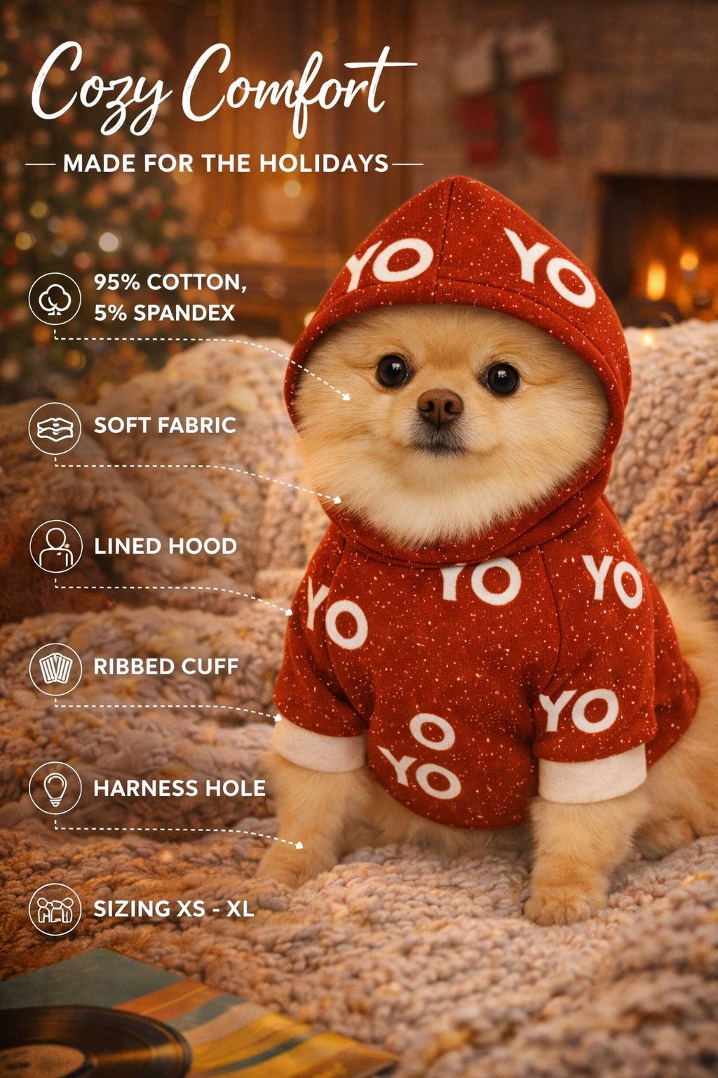 Christmas Doggie Hoodie
