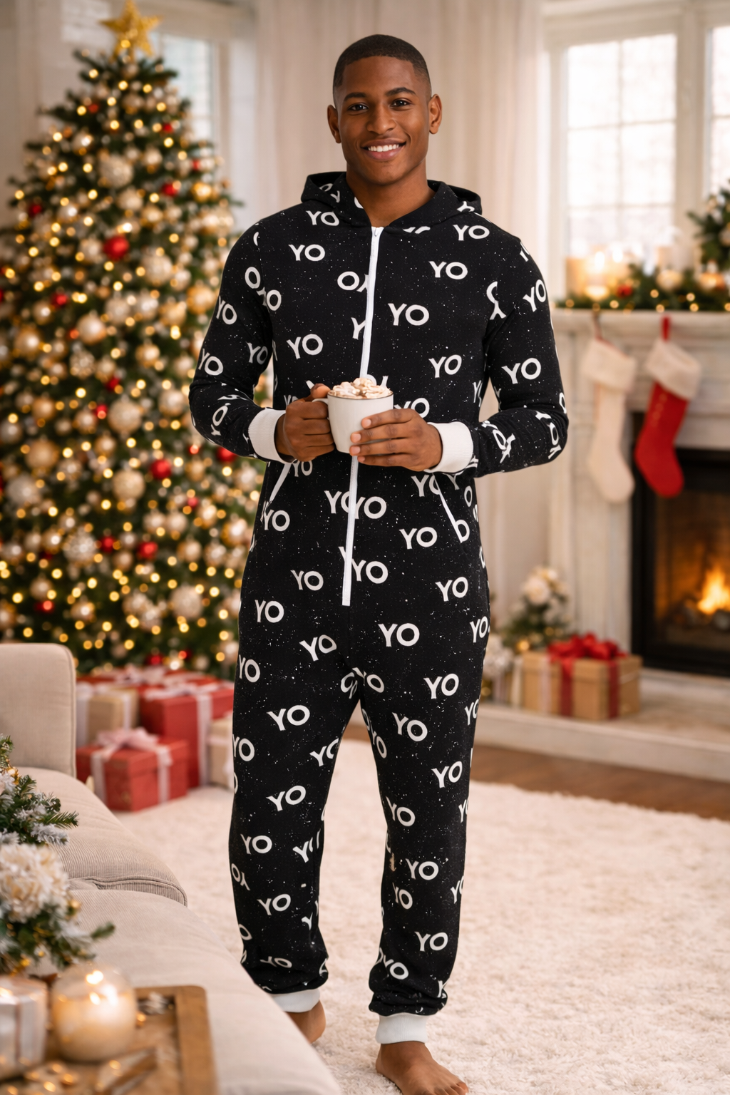 Christmas Yo Yo Yo Onesie (Men)