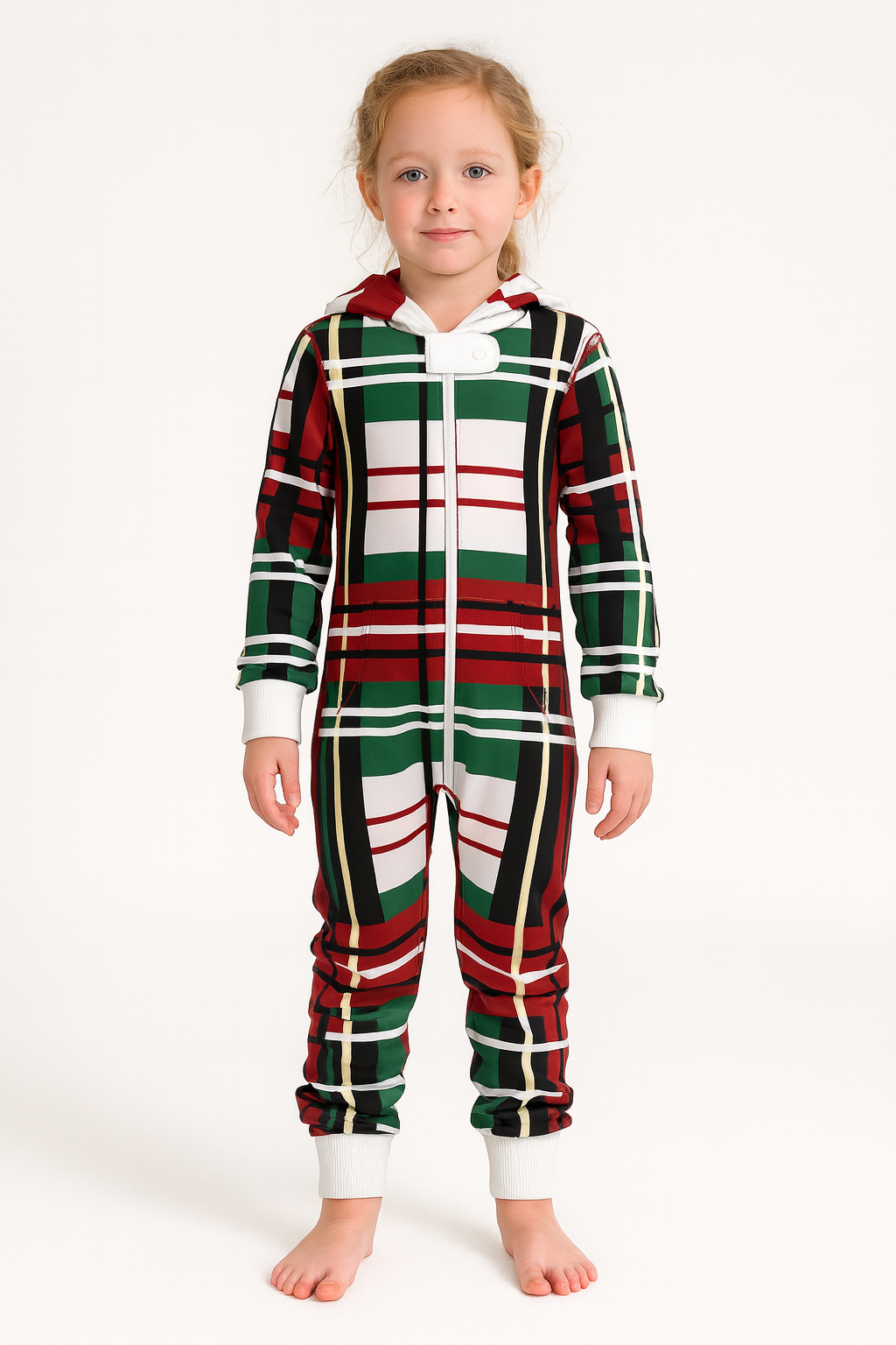 Cristmas plaid Onesie (Kids)