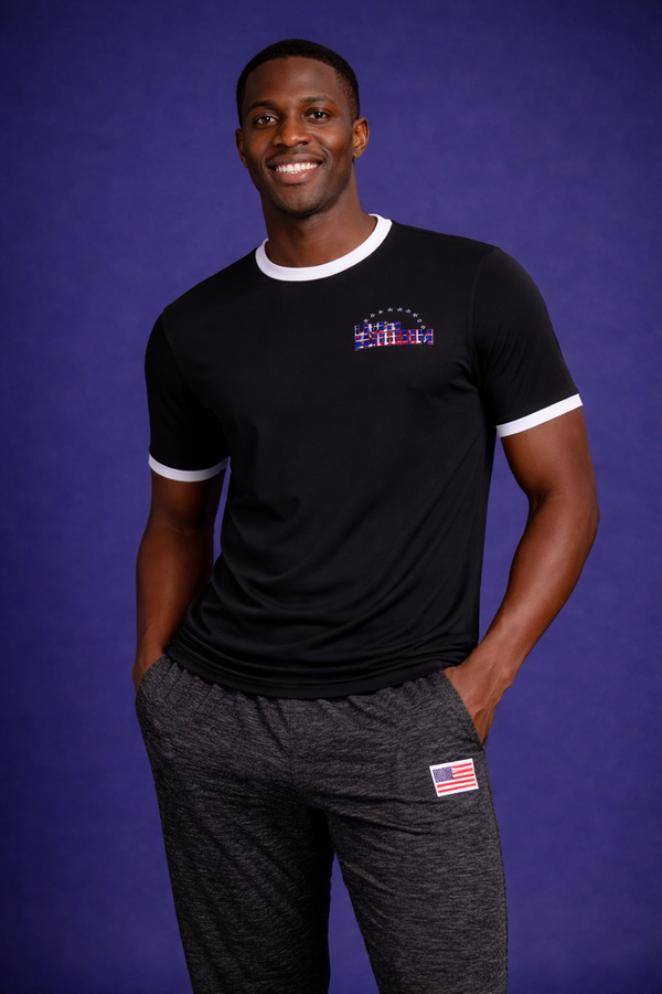 Team USA Plaid Short Sleeve Tops (Men's)