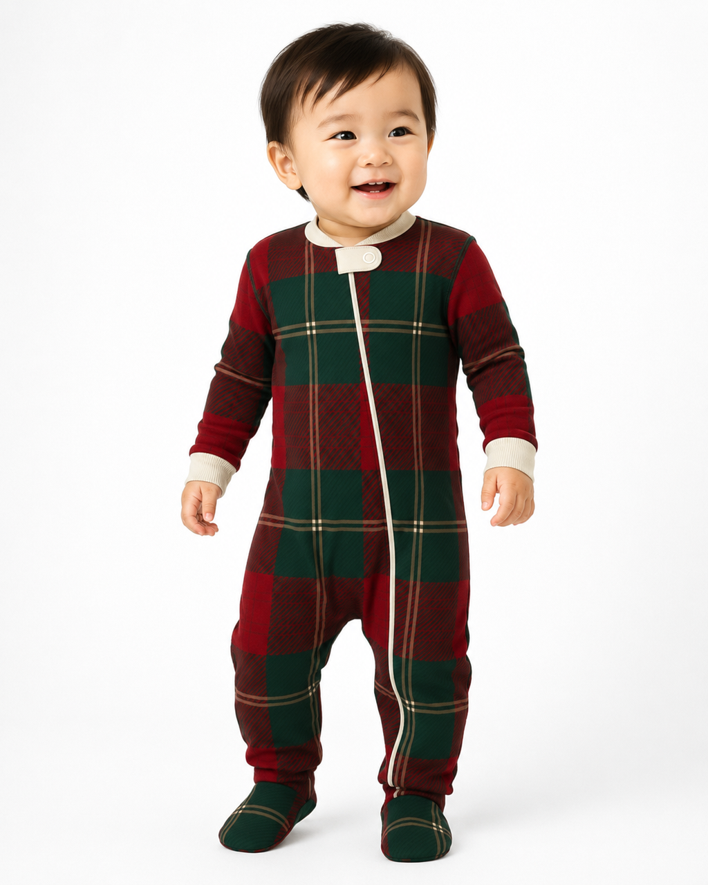Christmas Legacy Plaid Onesie (Baby)
