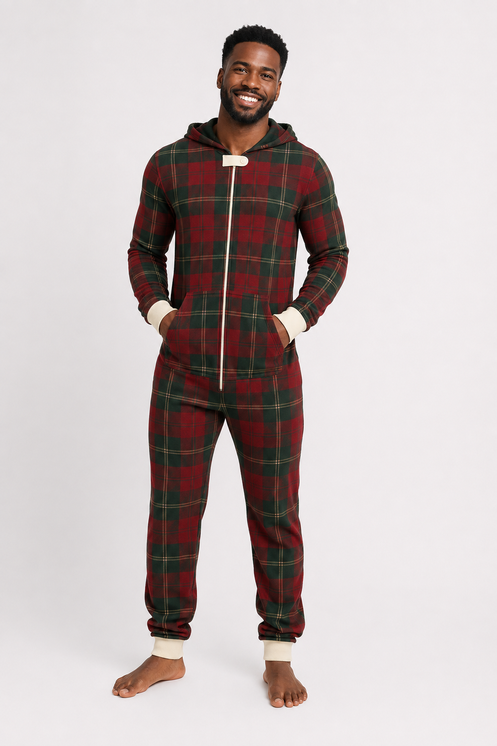 Christmas Legacy Plaid Onesie (Men)