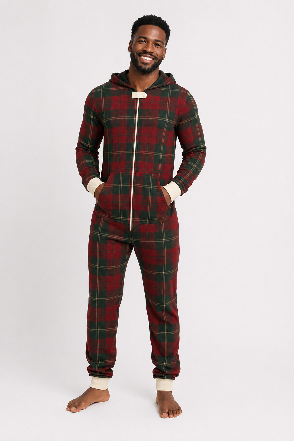 Christmas Legacy Plaid Onesie (Men)