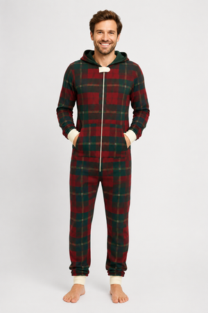 Christmas Legacy Plaid Onesie (Men)