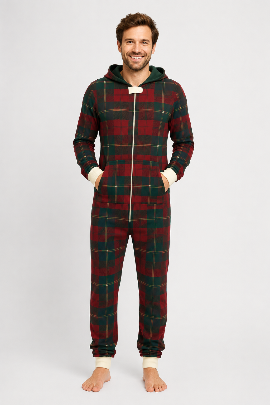 Christmas Legacy Plaid Onesie (Men)