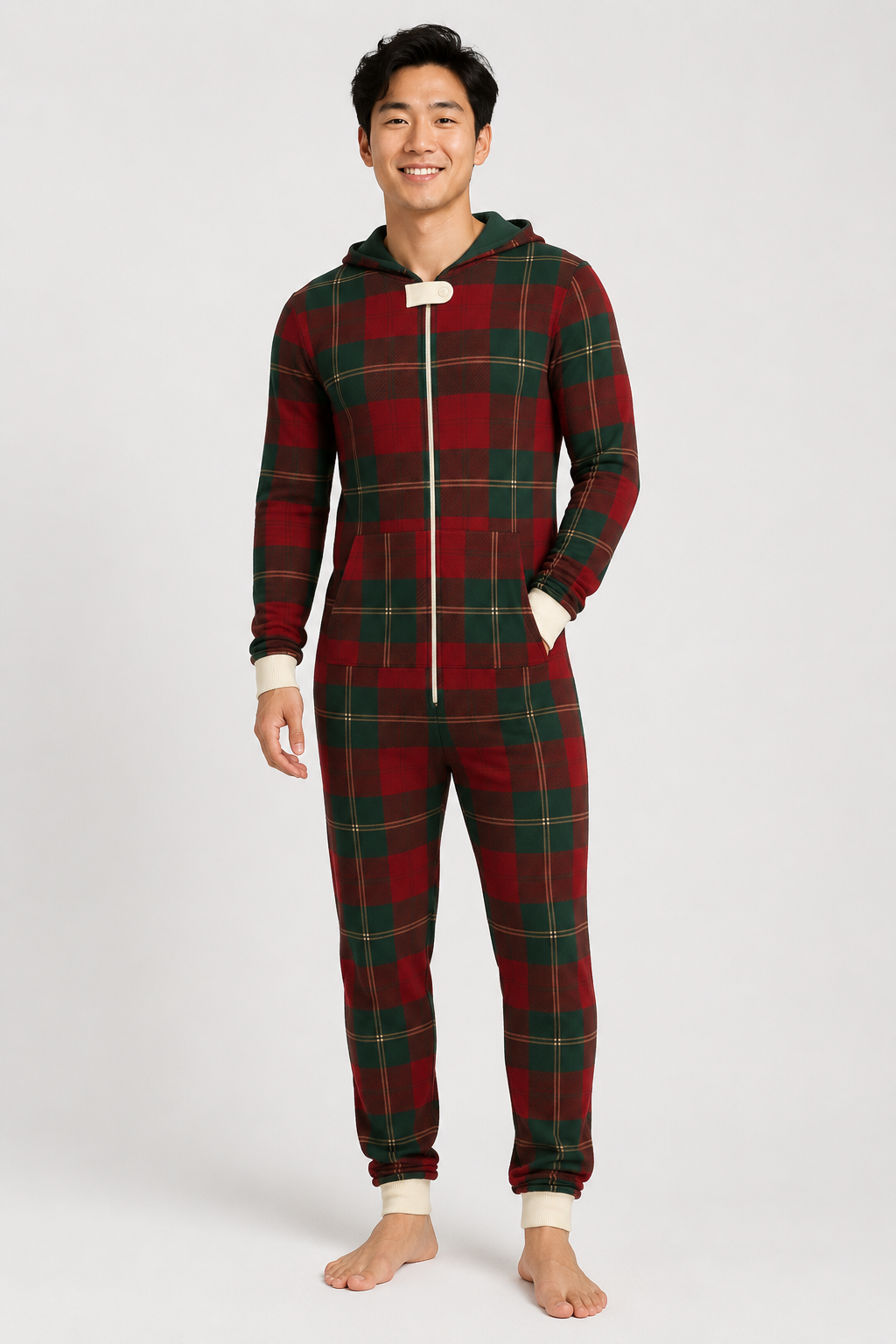 Christmas Legacy Plaid Onesie (Men)