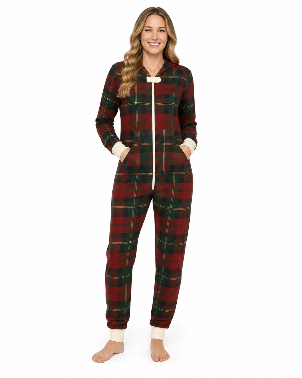 Christmas Legacy Plaid Onesie (Women)