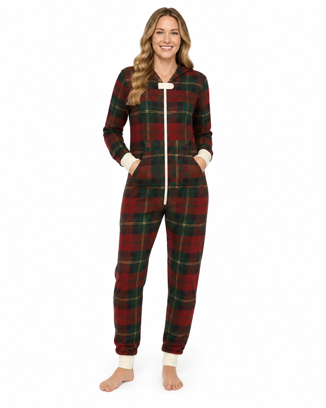 Christmas Legacy Plaid Onesie (Women)
