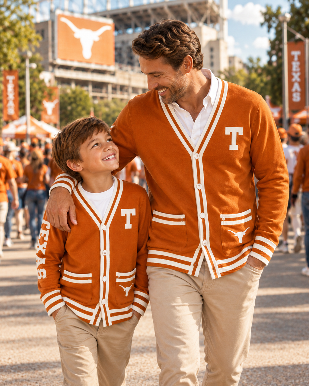 University of Texas Varsity Cardigan (Unisex)